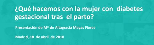 ¿Qué hacemos con la mujer con diabetes
